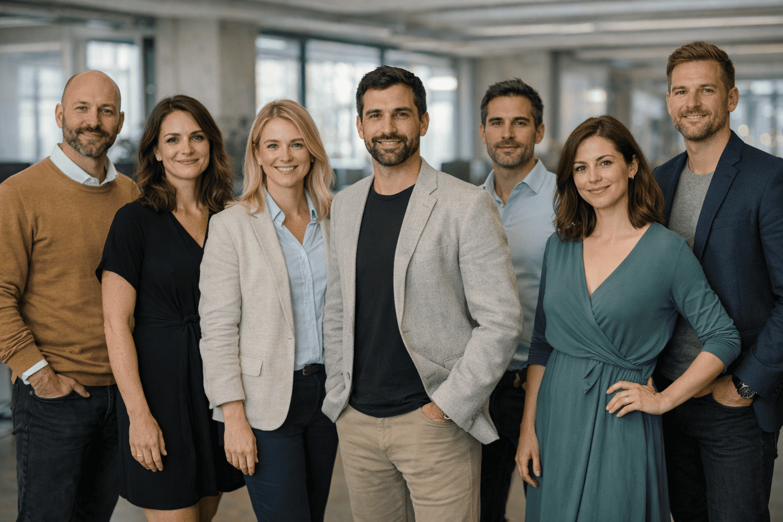Team working on AI trading platform — Oeste Finencio